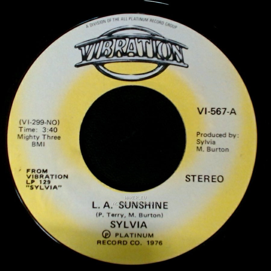 Sylvia - Taxi / L. A. Sunshine side B