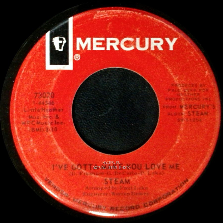 Steam - One Good Woman / I've Gotta Make You Love Me side B