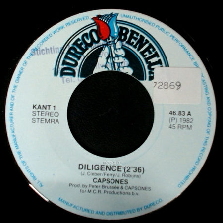Capsones - Diligence (2'36) / The Rag (2'28) side A
