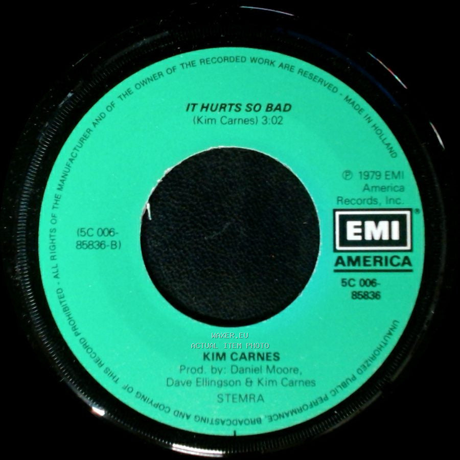 Kim Carnes - Lookin' For A Big Night / It Hurts So Bad side B