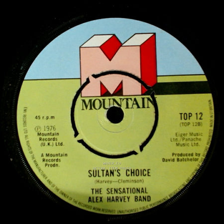 The Sensational Alex Harvey Band - Sultan's Choice / Boston Tea Party side A