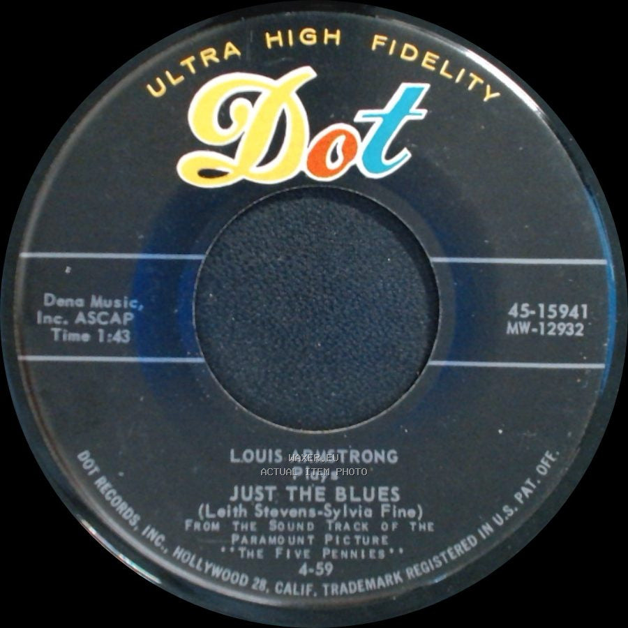 Danny Kaye And Louis Armstrong / Louis Armstrong - The Five Pennies Saints / Just The Blues side B