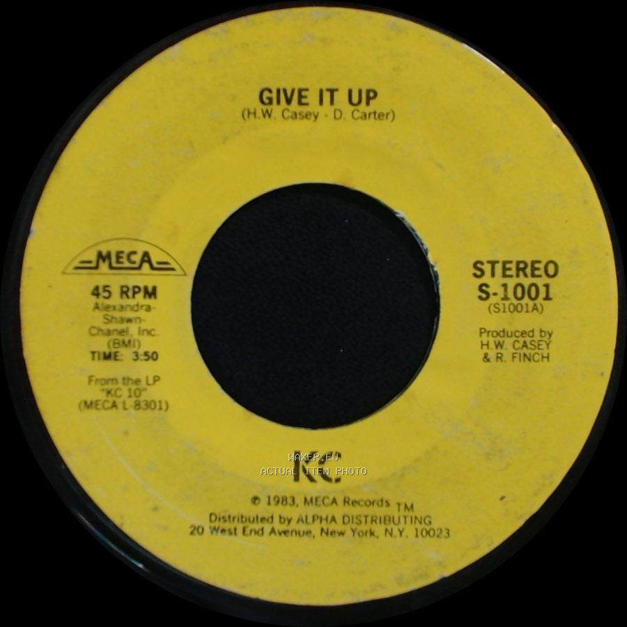Kc - Uptight / Give It Up side B