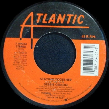 Debbie Gibson - Staying Together / Staying Together side A