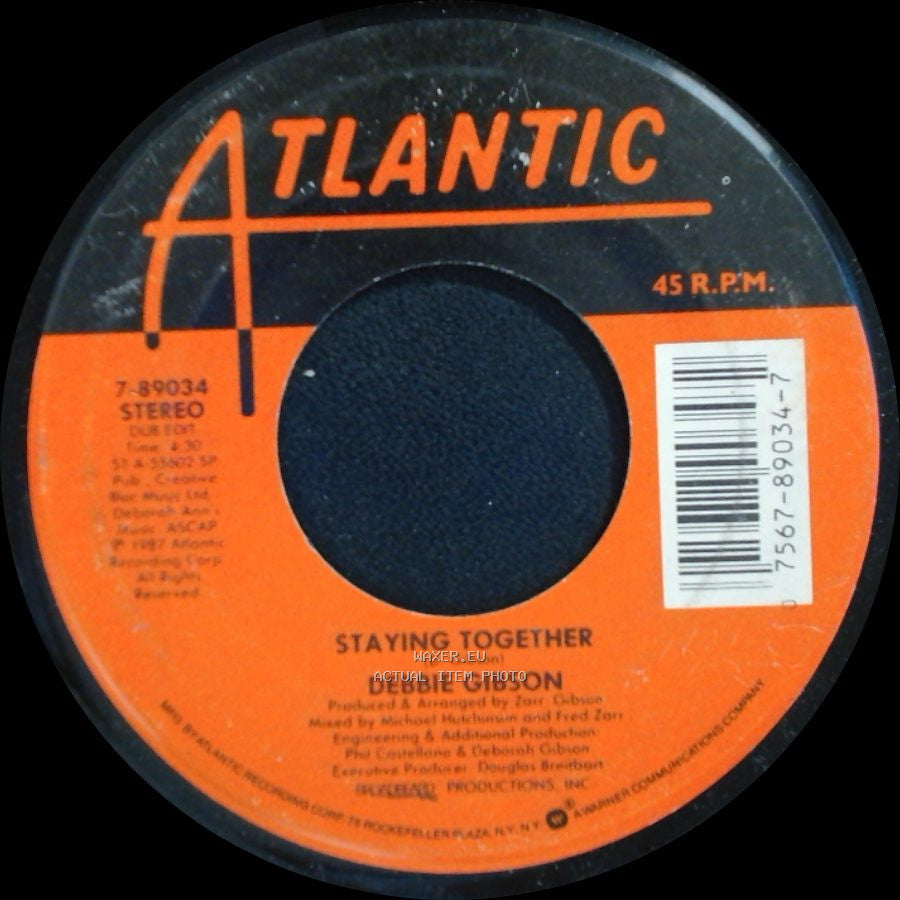 Debbie Gibson - Staying Together / Staying Together side B