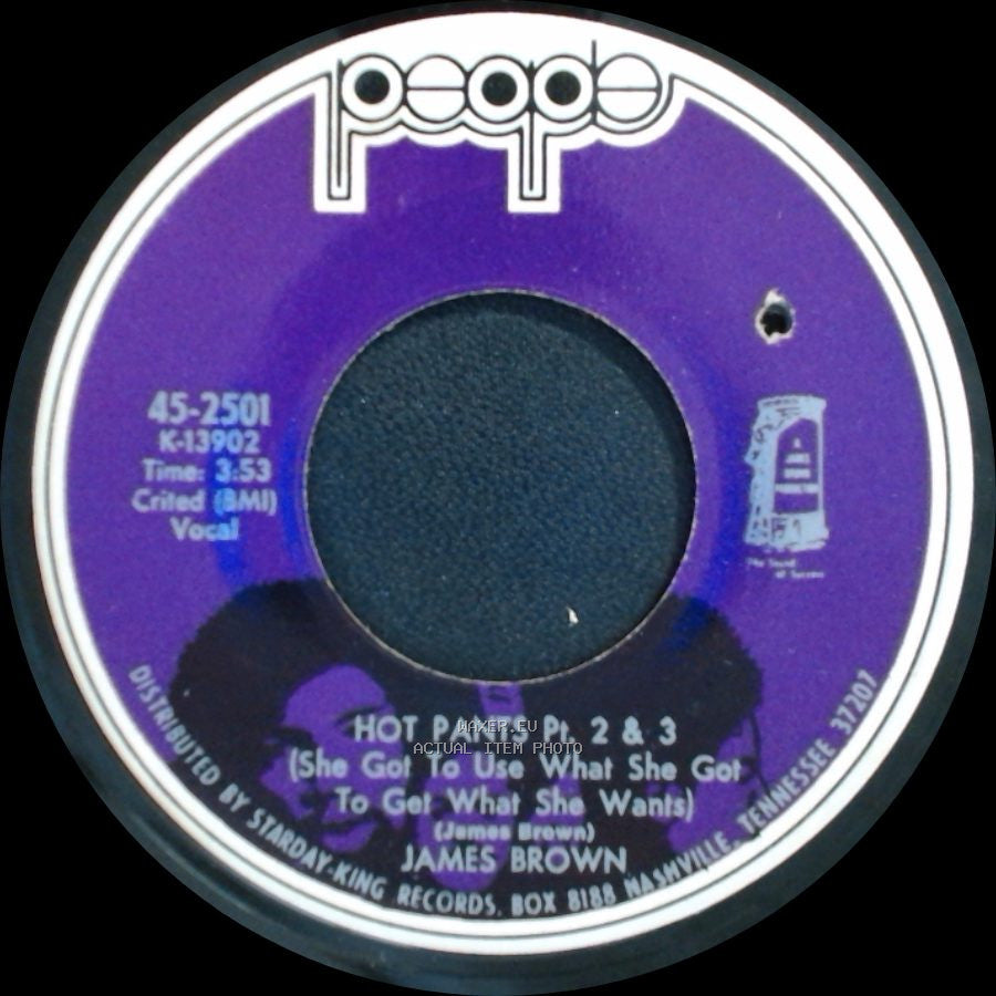 James Brown - Hot Pants Pt. 1 (She Got To Use What She Got To Get What She Wants) / Hot Pants Pt. 2 & 3 (She Got To Use What She Got To Get What She Wants) side B