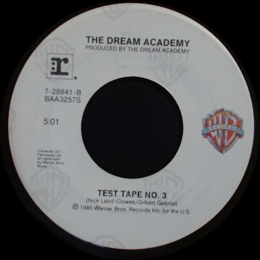 The Dream Academy - Test Tape No. 3 / Life In A Northern Town side A