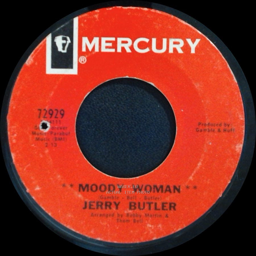 Jerry Butler - Go Away - Find Yourself / Moody Woman side B