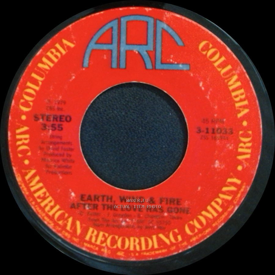 Earth, Wind & Fire - After The Love Has Gone / Rock That side A