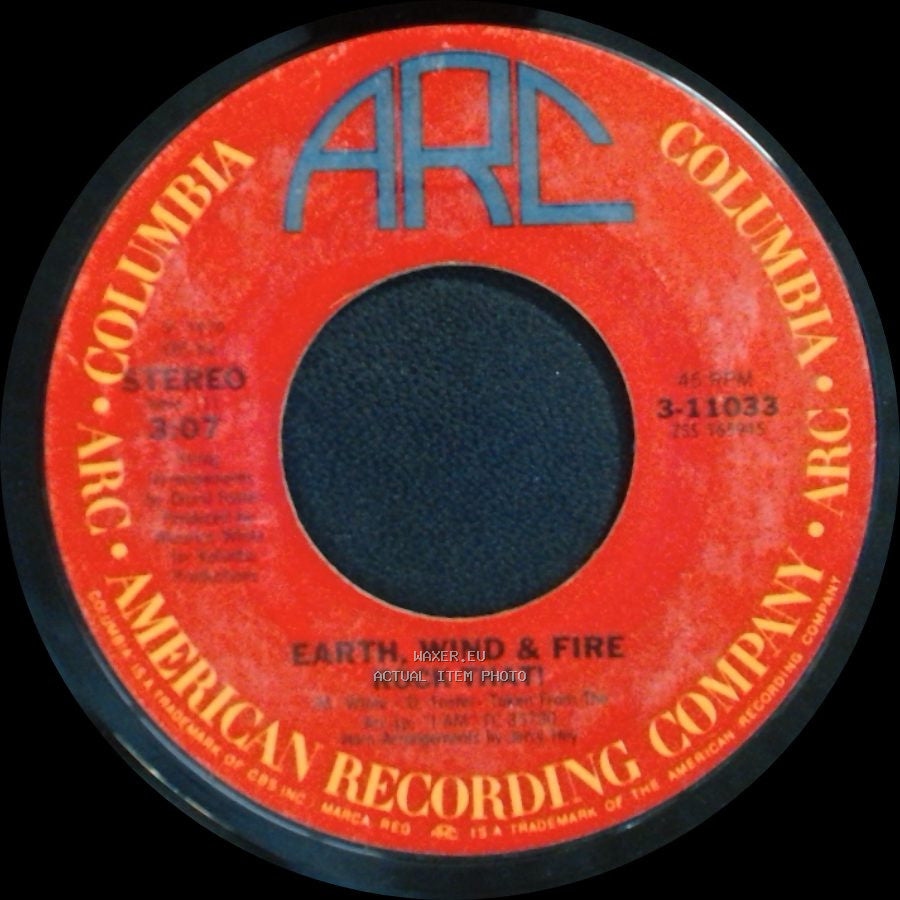 Earth, Wind & Fire - After The Love Has Gone / Rock That side B