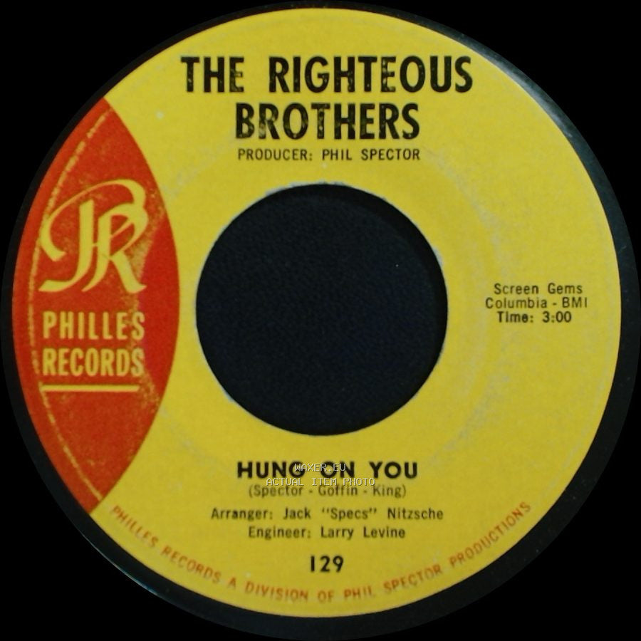 The Righteous Brothers - Hung On You / Unchained Melody side A