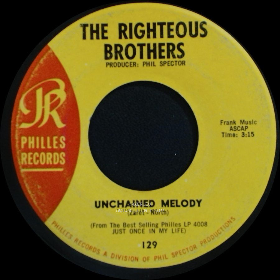 The Righteous Brothers - Hung On You / Unchained Melody side B