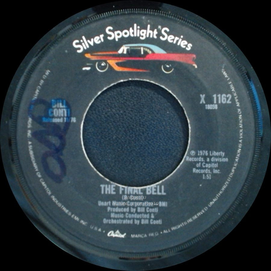 Bill Conti - Gonna Fly Now (Theme From "Rocky") / The Final Bell side B