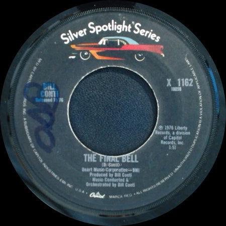 Bill Conti - Gonna Fly Now (Theme From "Rocky") / The Final Bell side B