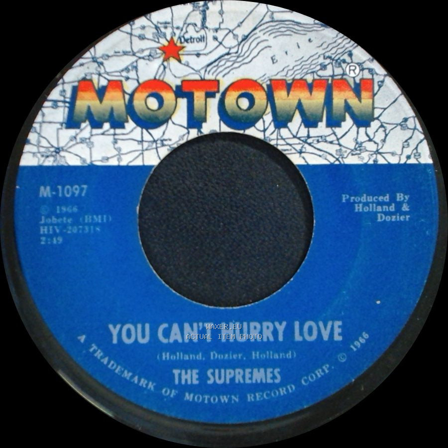 The Supremes - Put Yourself In My Place / You Can't Hurry Love side B