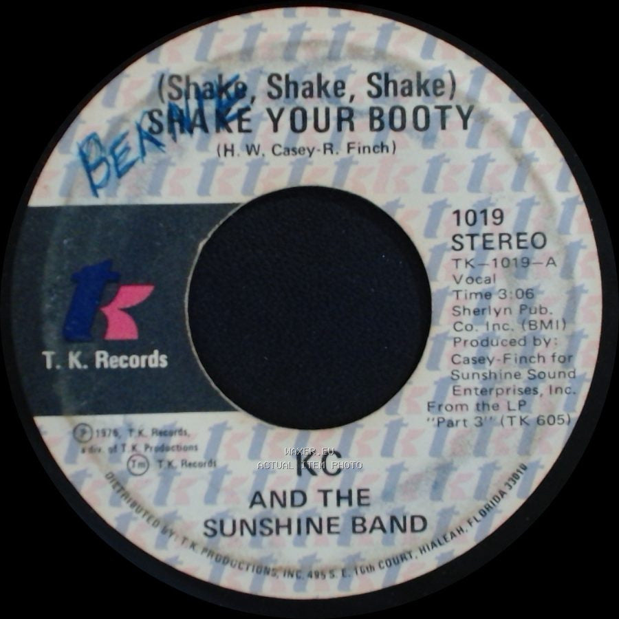 Kc And The Sunshine Band - (Shake, Shake, Shake) Shake Your Booty / Boogie Shoes side A
