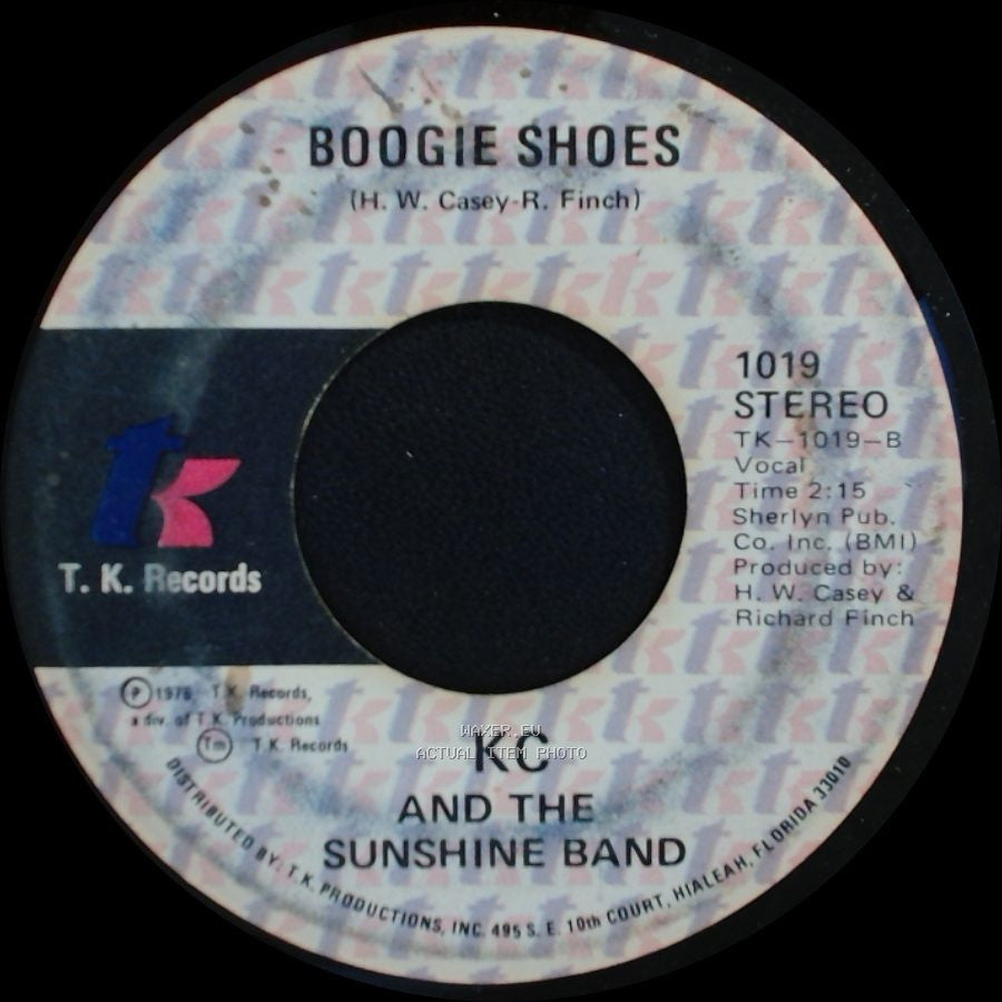 Kc And The Sunshine Band - (Shake, Shake, Shake) Shake Your Booty / Boogie Shoes side B