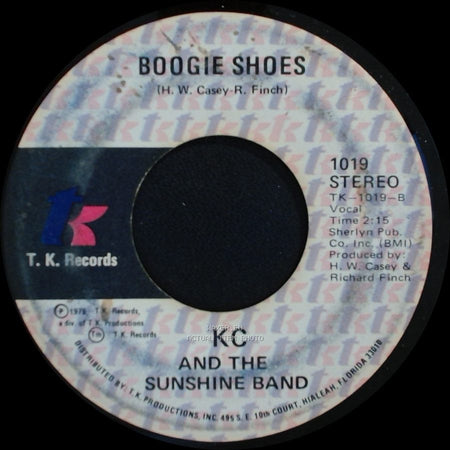 Kc And The Sunshine Band - (Shake, Shake, Shake) Shake Your Booty / Boogie Shoes side B