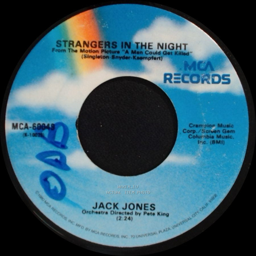 Jack Jones - Strangers In The Night / The Impossible Dream (The Quest) side A