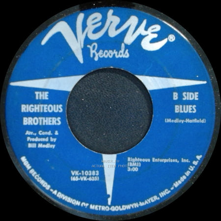 The Righteous Brothers - (You're My) Soul And Inspiration / Unknown Title B side B