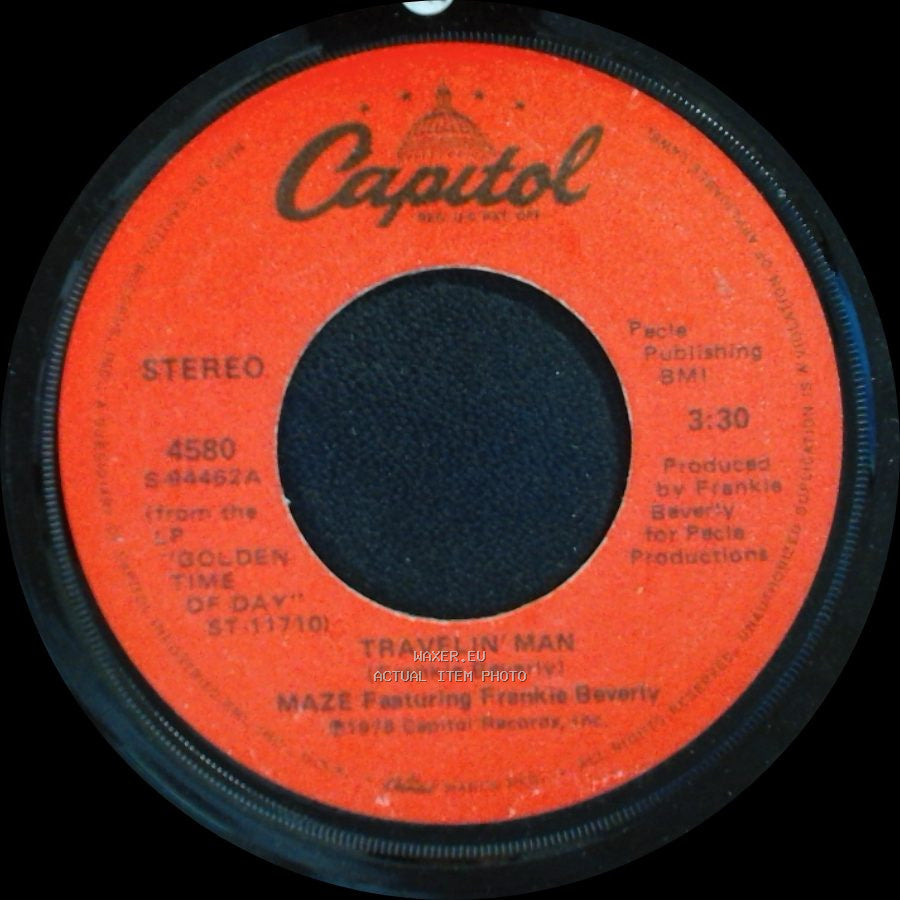 Maze Featuring Frankie Beverly - Travelin Man / Golden Time Of Day side A