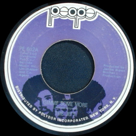 The Jb's - The Rabbit Got The Gun / Gimme Some More side B
