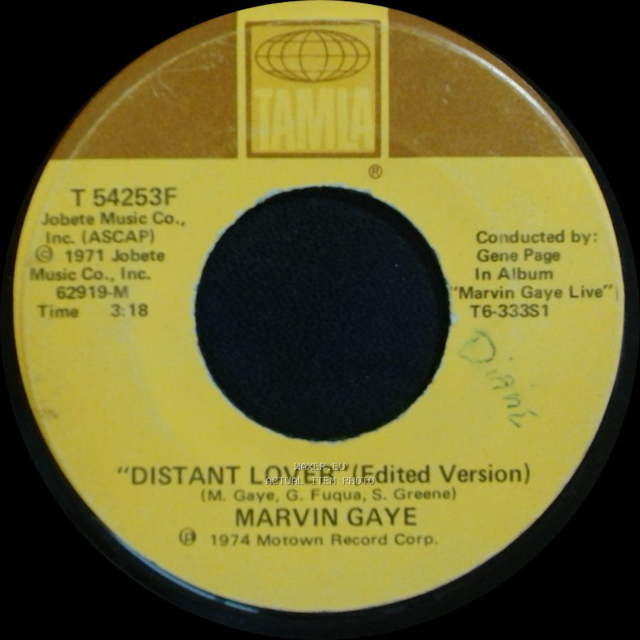 Marvin Gaye - Distant Lover (Edited Version) / Trouble Man side A