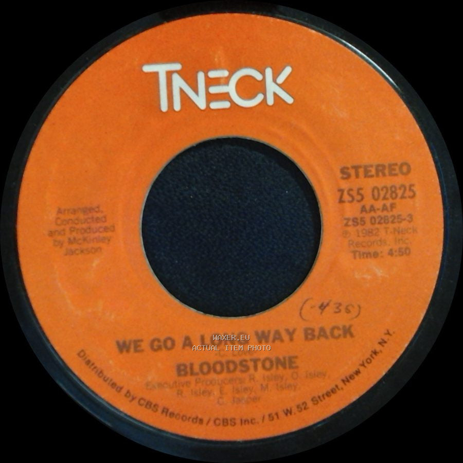 Bloodstone - Nite Time Fun / We Go A Long Way Back side B
