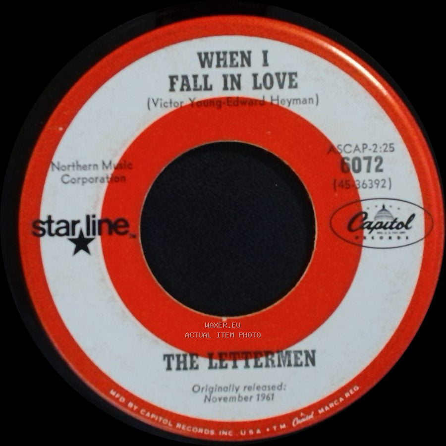 The Lettermen - The Way You Look Tonight / When I Fall In Love side B
