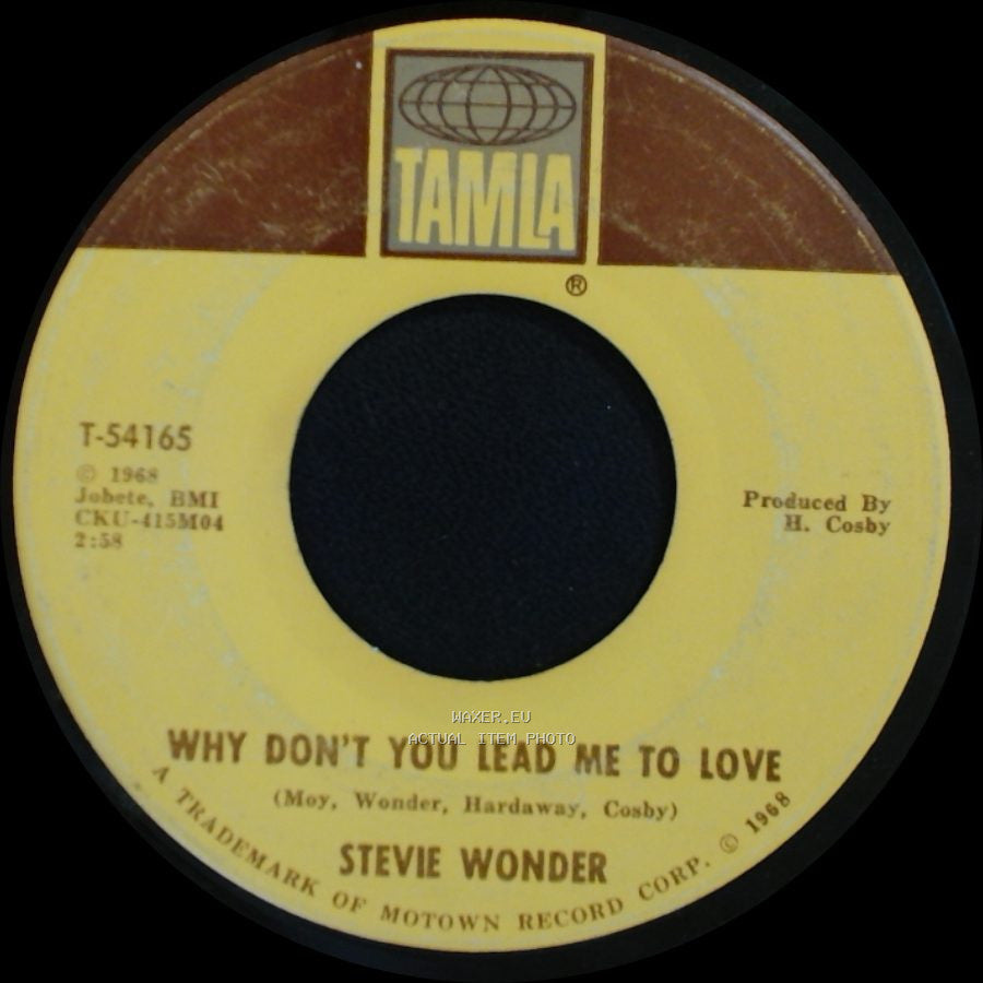 Stevie Wonder - Shoo-Be-Doo-Be-Doo-Da-Day / Why Don't You Lead Me To Love side B