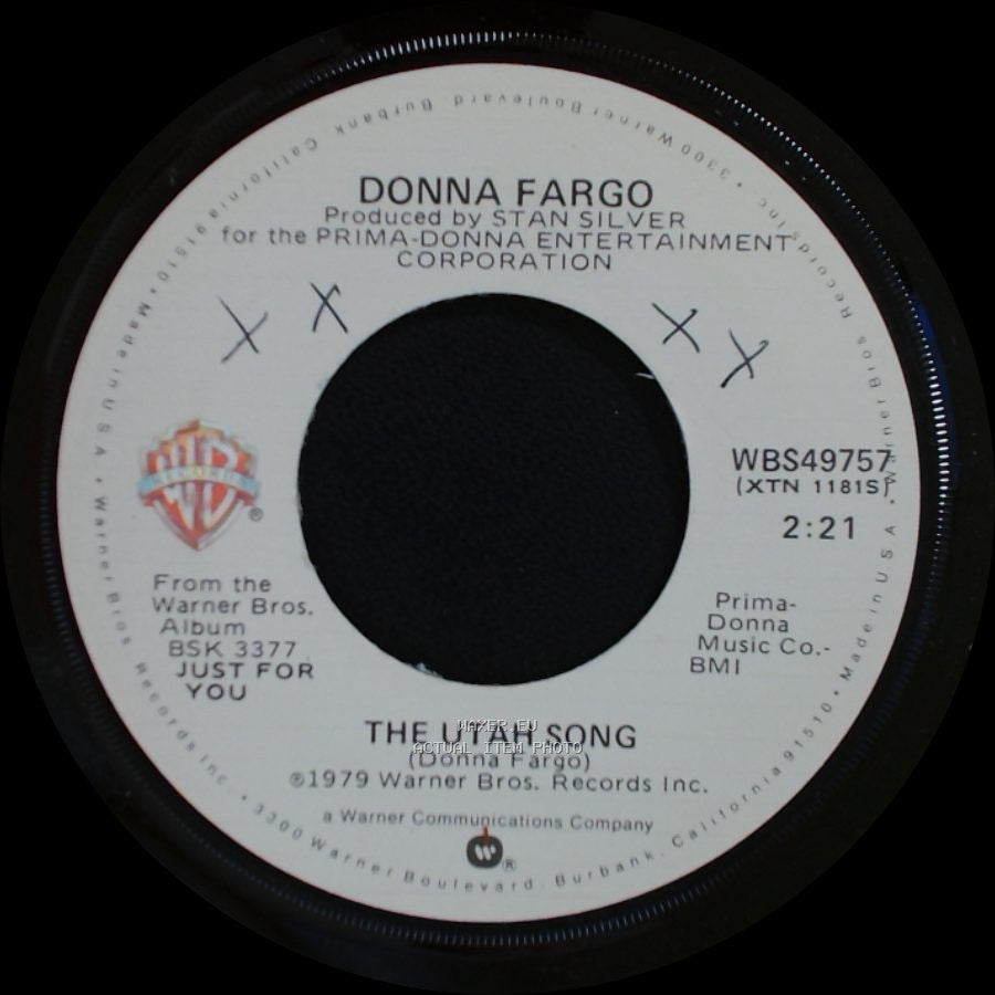 Donna Fargo - The Utah Song / Lonestar Cowboy side A