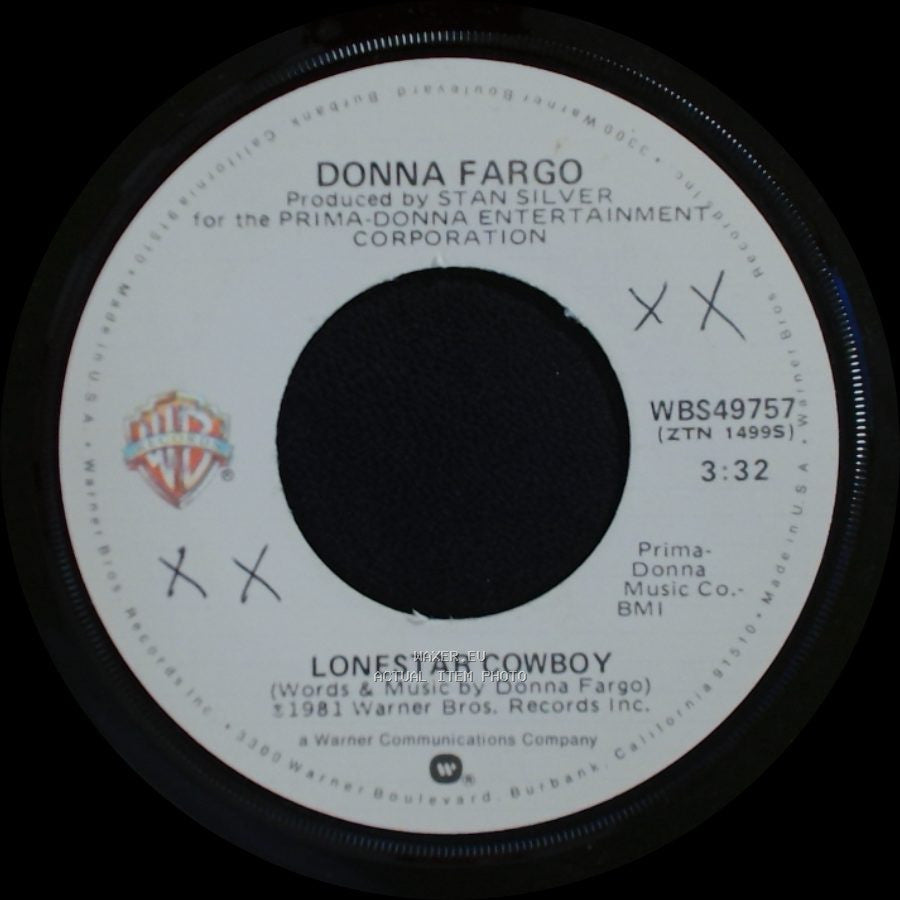 Donna Fargo - The Utah Song / Lonestar Cowboy side B