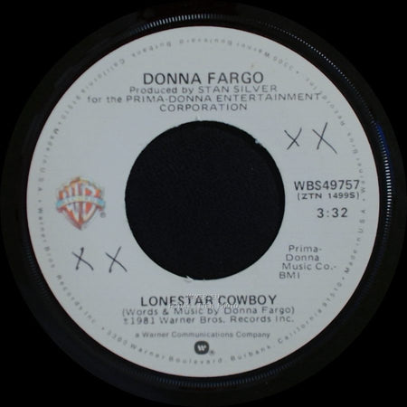 Donna Fargo - The Utah Song / Lonestar Cowboy side B