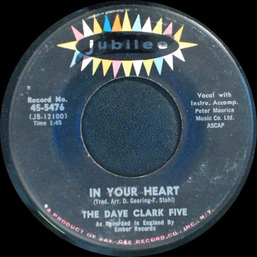 The Dave Clark Five - Chaquita / In Your Heart side B