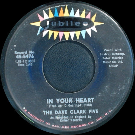 The Dave Clark Five - Chaquita / In Your Heart side B