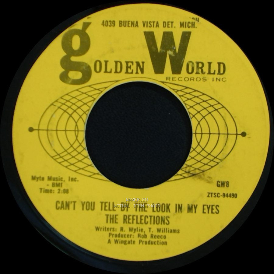 The Reflections - (Just Like) Romeo & Juliet / Can't You Tell By The Look In My Eyes side B