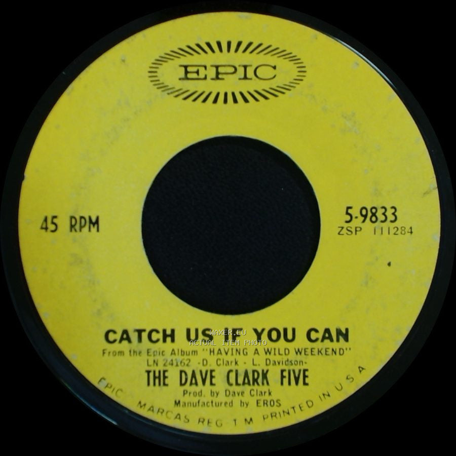 The Dave Clark Five - On The Move / Catch Us If You Can side B