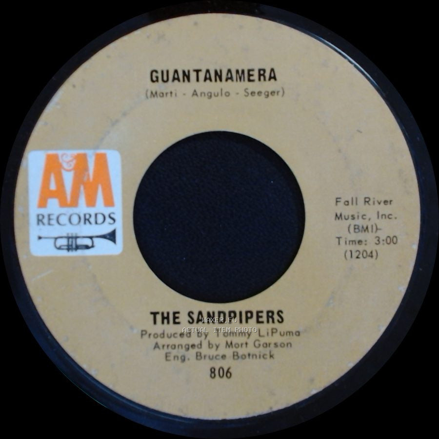 The Sandpipers - Guantanamera / What Makes You Dream, Pretty Girl side A