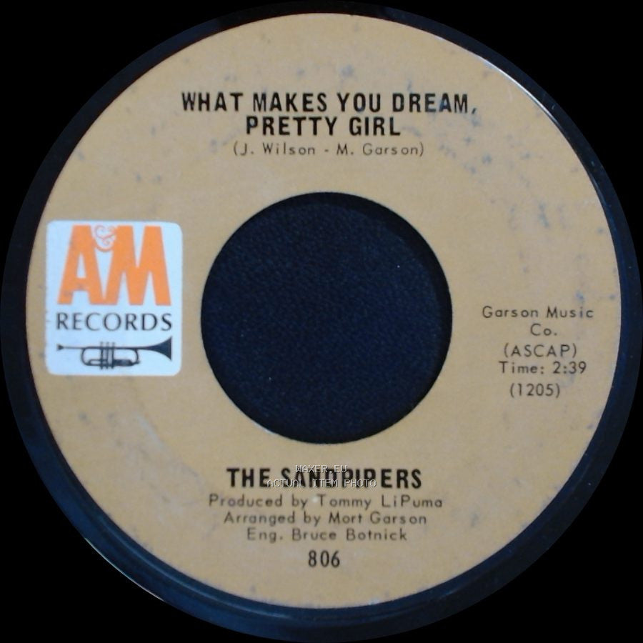The Sandpipers - Guantanamera / What Makes You Dream, Pretty Girl side B