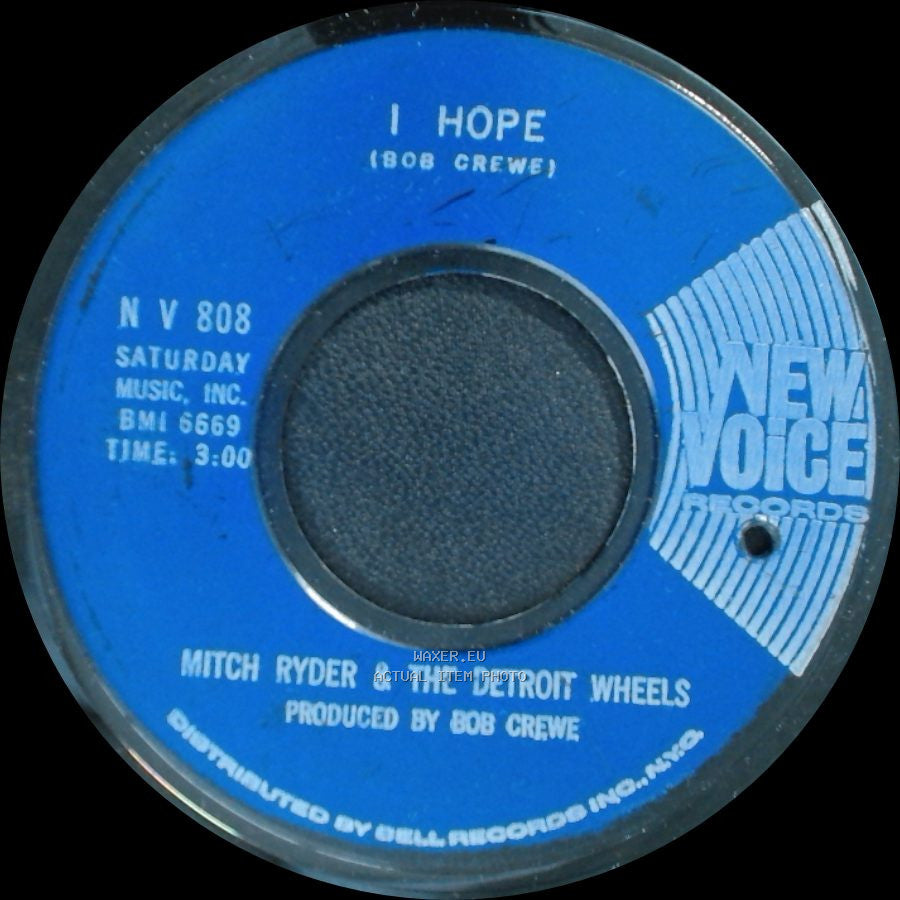 Mitch Ryder & The Detroit Wheels - Little Latin Lupe Lu (Bill Medley) / I Hope side B