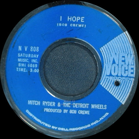 Mitch Ryder & The Detroit Wheels - Little Latin Lupe Lu (Bill Medley) / I Hope side B
