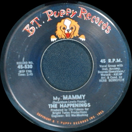 The Happenings - My Mammy / I Believe In Nothing side A