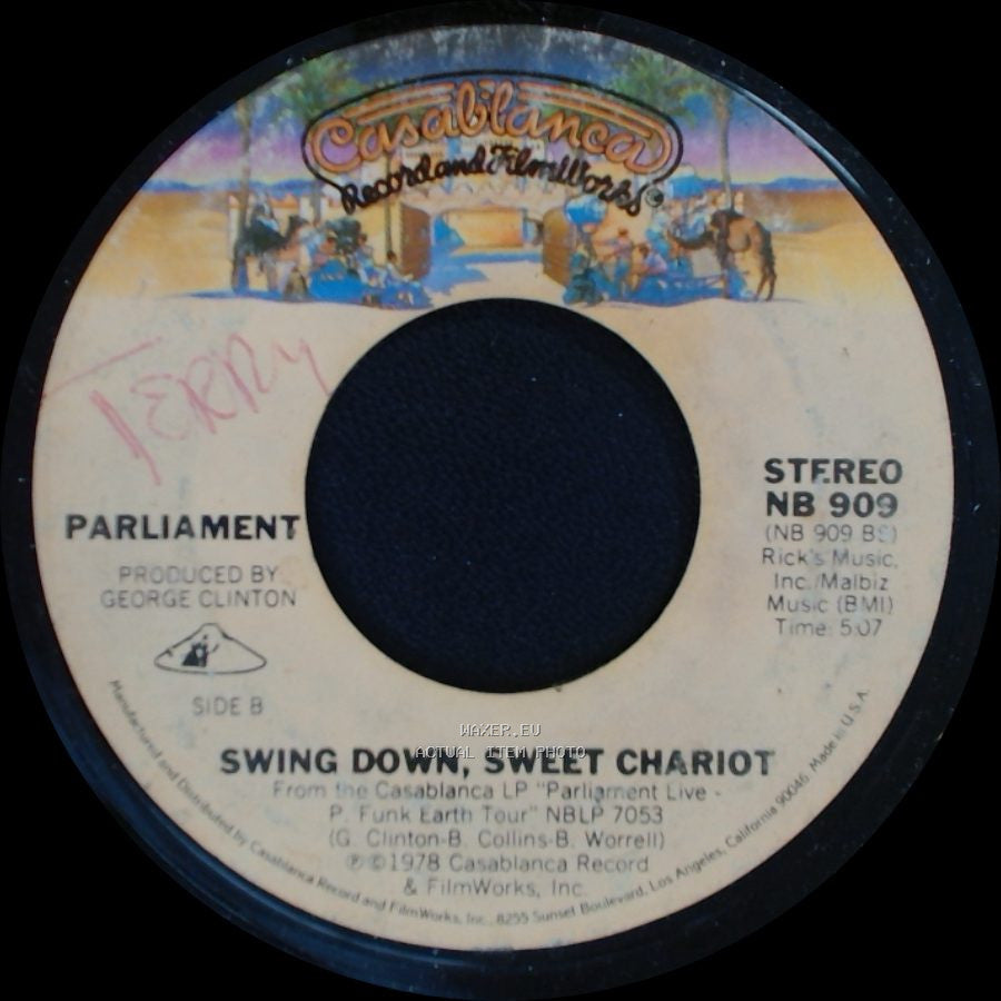 Parliament - Flash Light / Swing Down, Sweet Chariot side B
