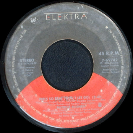 Patrice Rushen - Feels So Real (Won't Let Go) / Feels So Real (Won't Let Go) side B