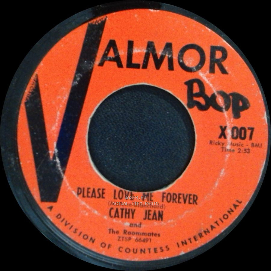 Cathy Jean And The Roommates / Cathy Jean - Please Love Me Forever / Canadian Sunset side A