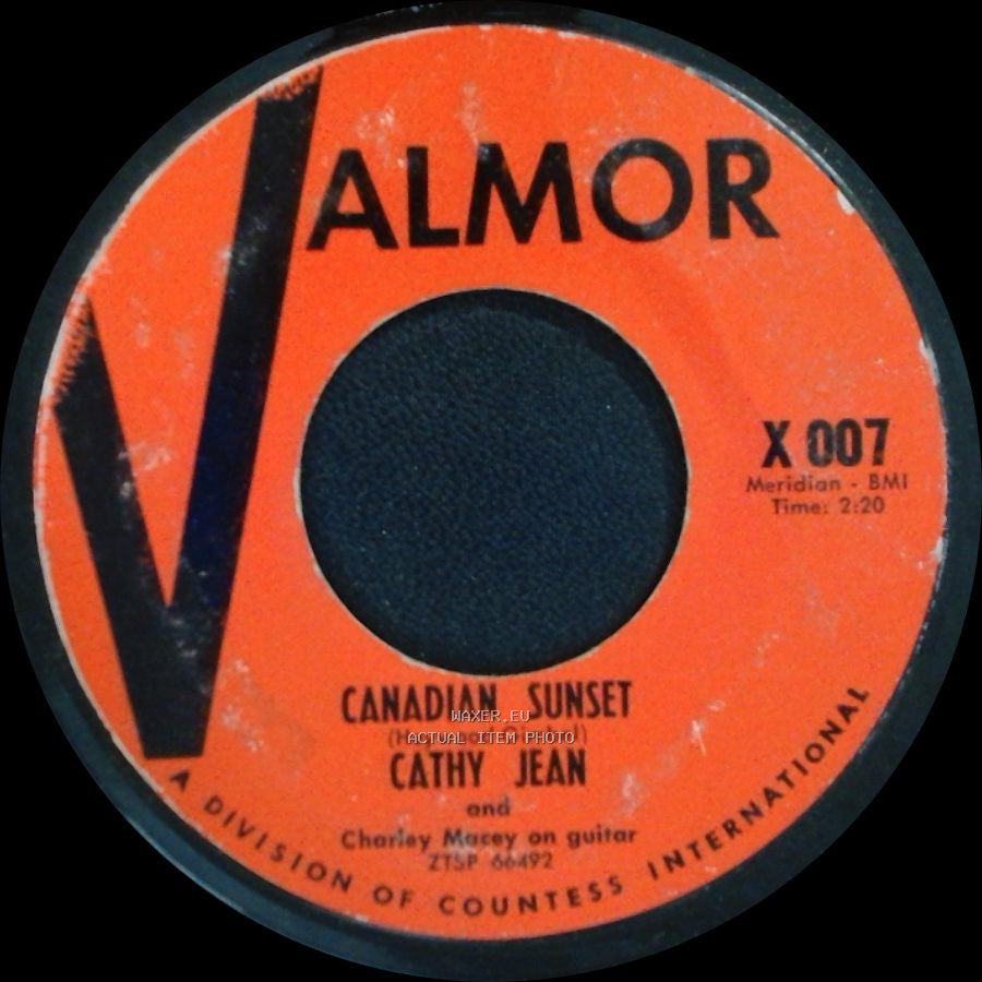 Cathy Jean And The Roommates / Cathy Jean - Please Love Me Forever / Canadian Sunset side B