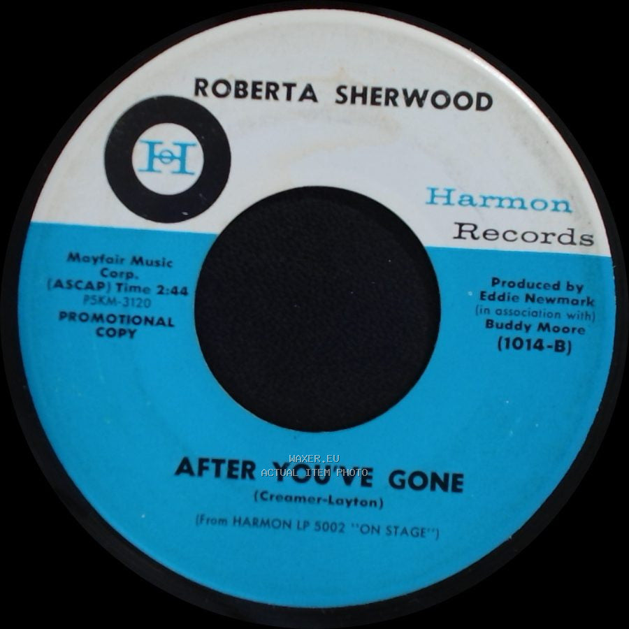 Roberta Sherwood - After You've Gone / Ol' Man River side A