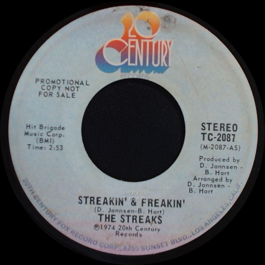 The Streaks - Streakin' & Freakin' / Streakin' & Freakin' side B