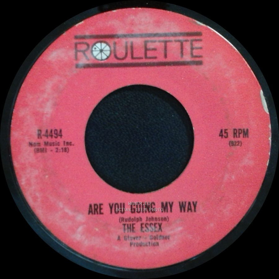 The Essex - Easier Said Than Done / Are You Going My Way side B