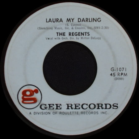The Regents - Laura My Darling / Runaround side A